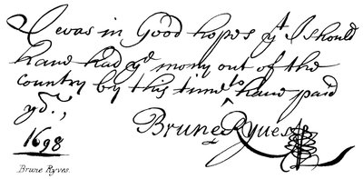 Brune Ryves - English School