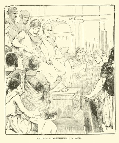 Brutus condamnant ses fils - English School