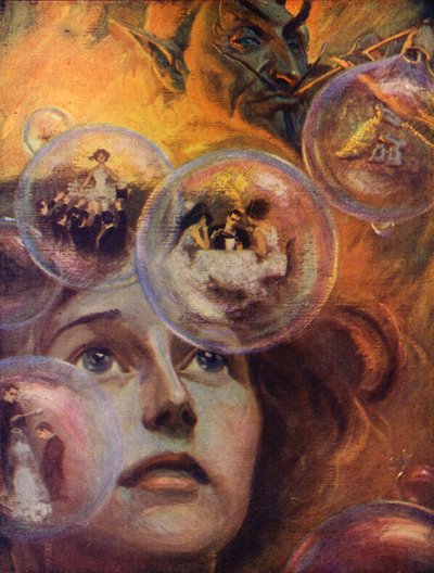 Bulles (lithographie couleur) - English School
