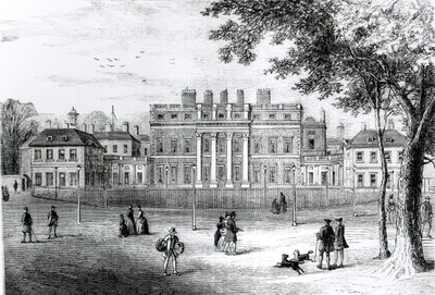 Buckingham House en 1775, de 