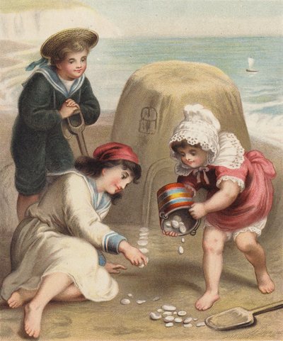 Construire un château de sable à la plage - English School