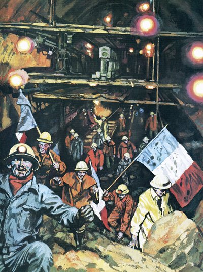 Construction du tunnel du Mont Blanc - English School