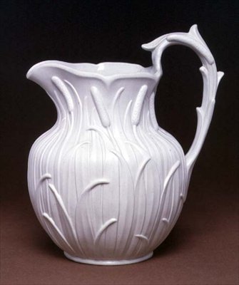 Cruche à eau Bullrush, fabriquée à Hanley, Ridgeway & Abington, vers 1848-60 - English School