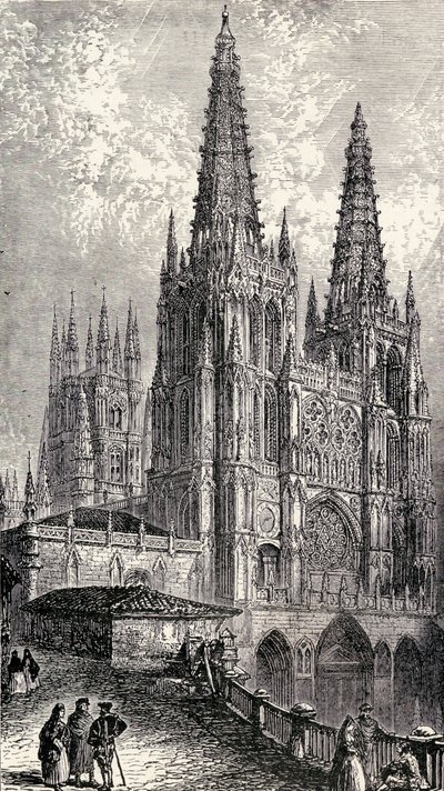 Cathédrale de Burgos, Burgos, Espagne, de 