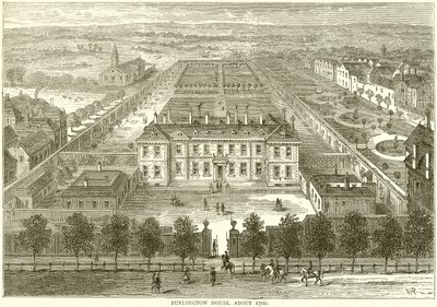 Burlington House, vers 1700 - English School