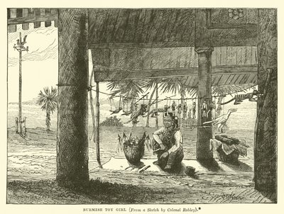 Poupée birmane - English School
