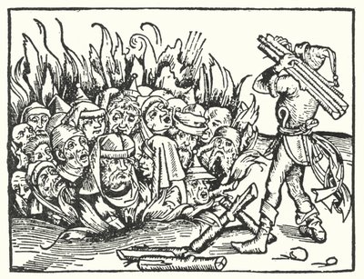 Brûler les Juifs en temps de peste - English School