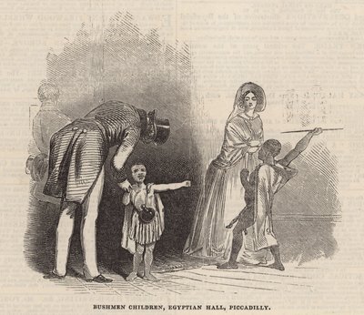 Enfants Bushman, Egyptian Hall - English School