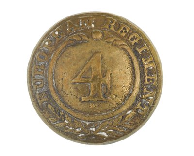 Bouton, autres grades, 4e Régiment européen du Bengale, 1855-1861 - English School