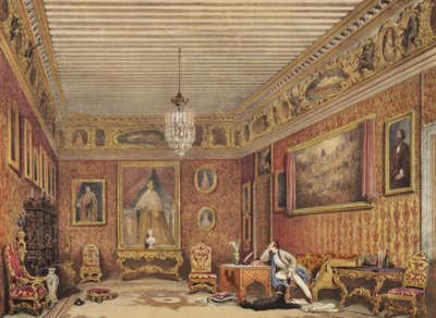 Chambre de Byron au Palazzo Mocenigo, Venise - English School