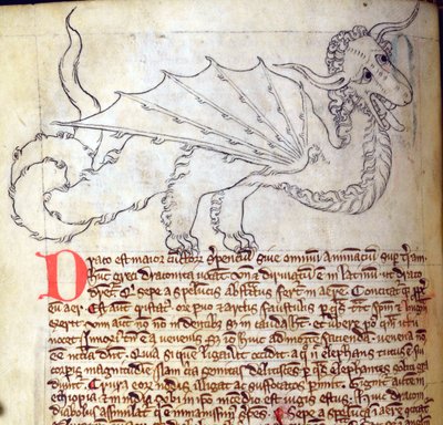 Dragon, du Bestiaire - English School