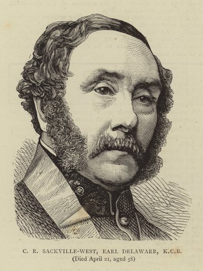 C R Sackville-West, comte Delawarr, KCB - English School