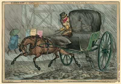 Cabriolet ou abri contre pelter - English School
