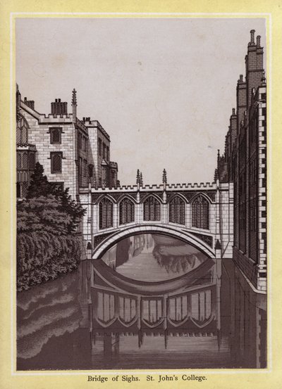 Cambridge : Pont des Soupirs, St John