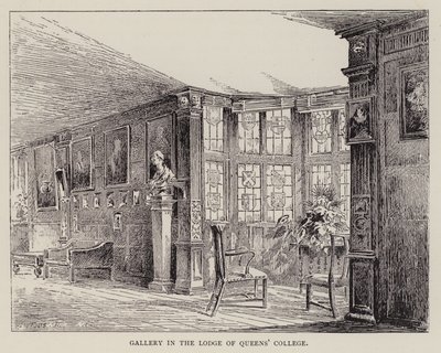 Cambridge : Galerie dans le pavillon du Queens
