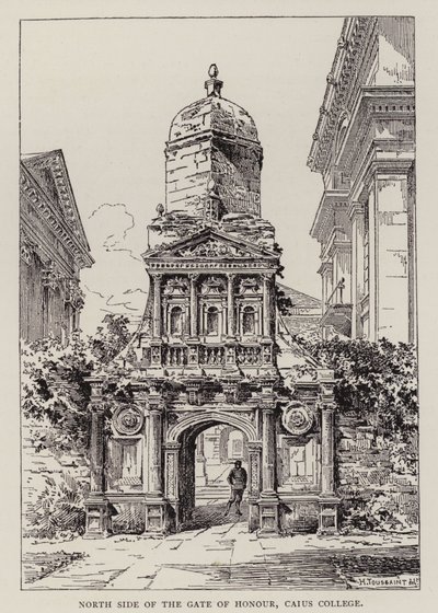 Cambridge : Côté nord de la porte d
