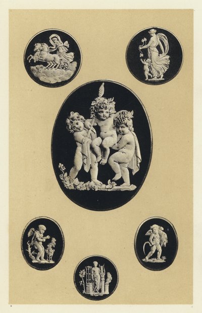 Camées en vieille faïence Wedgwood - English School