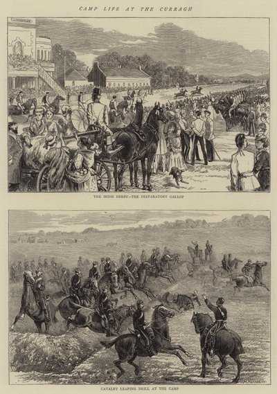 La vie de camp au Curragh - English School