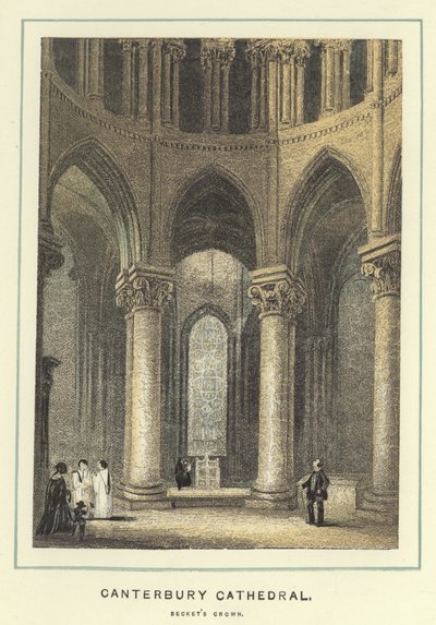 Cathédrale de Canterbury, couronne de Becket - English School
