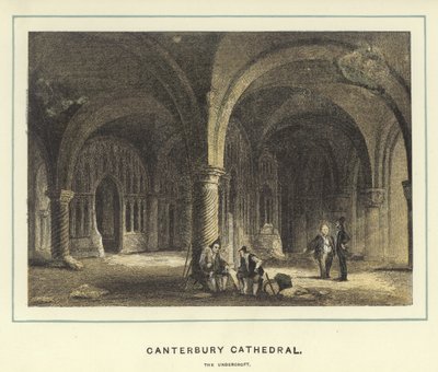 Cathédrale de Canterbury, la crypte - English School