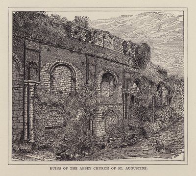 Canterbury : Ruines de l
