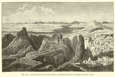 Cap Fligely, point le plus au nord de Payer dans la Terre François-Joseph - English School