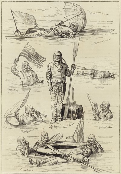Voyage du capitaine Boyton de Westminster à Greenwich - English School