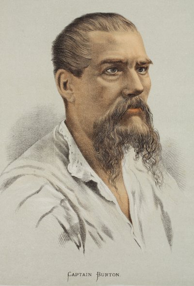 Capitaine Burton, illustration de l