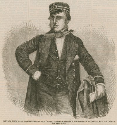 Capitaine Vine Hall, commandant du Great Eastern - English School