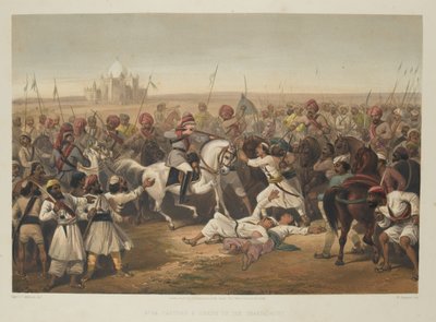 Capture et mort des Shahzadaghs, 1857 - English School
