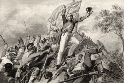 Capture des canons par les Highlanders avant Cawnpore en 1857, de 
