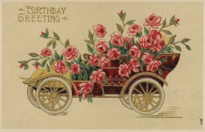 Voiture décorée de fleurs - English School