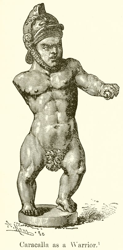 Caracalla en guerrier - English School