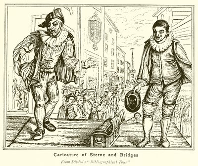 Caricature de Sterne et Bridges - English School