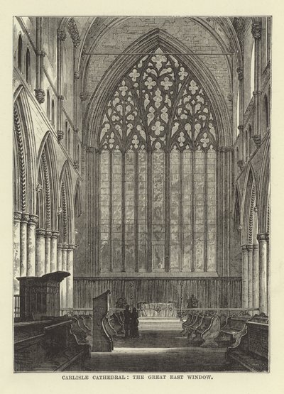 Cathédrale de Carlisle, grande fenêtre est - English School
