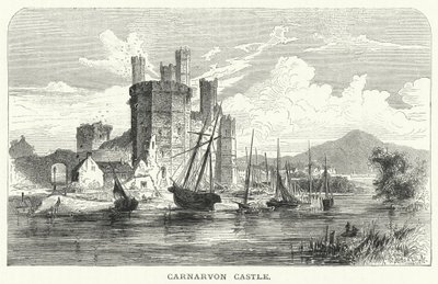 Château de Carnarvon (gravure) - English School