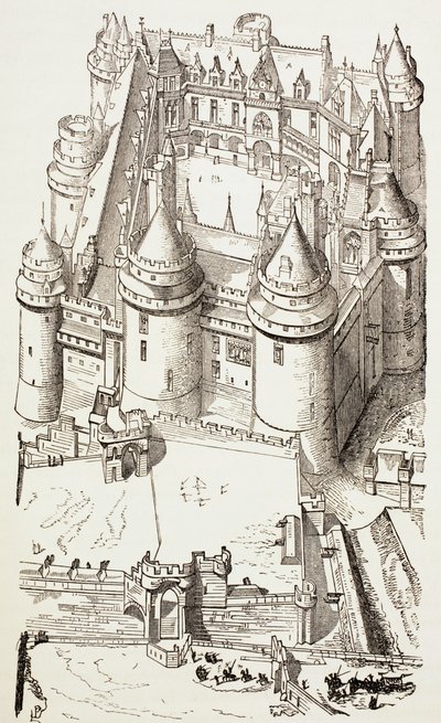 Château de Pierrefonds, France, c.1880 - English School