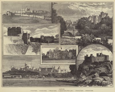 Châteaux (gravure) - English School