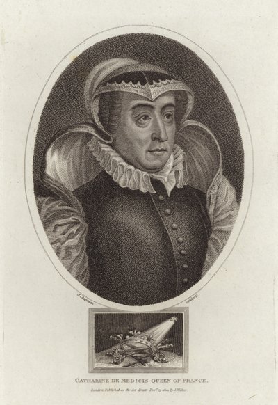 Catherine de Médicis, reine de France - English School