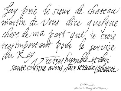 Catherine, sœur de Henri IV de France - English School