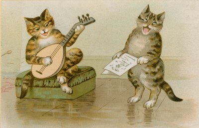 Chats faisant de la musique - English School