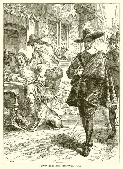 Cavaliers et puritains, 1600 - English School