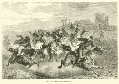 Escarmouche de cavalerie à Niederbronn, juillet 1870 - English School