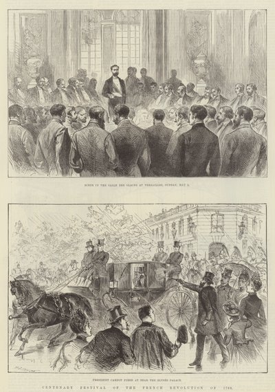 Festival du centenaire de la Révolution française de 1789 (gravure) - English School