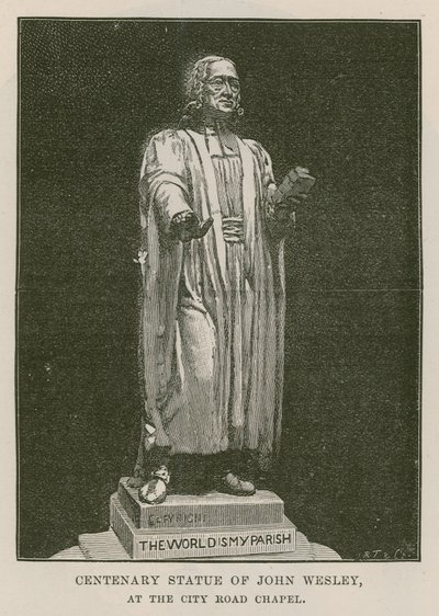 Statue du centenaire de John Wesley - English School