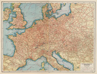 Europe centrale et occidentale, chemins de fer - English School