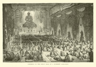 Cérémonie dans la grande salle d