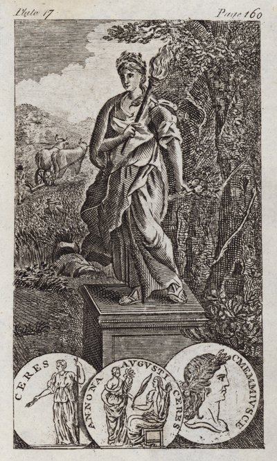 Cérès (gravure) - English School