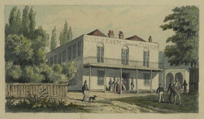 Chalk Farm, St Pancras, c.1850 - English School