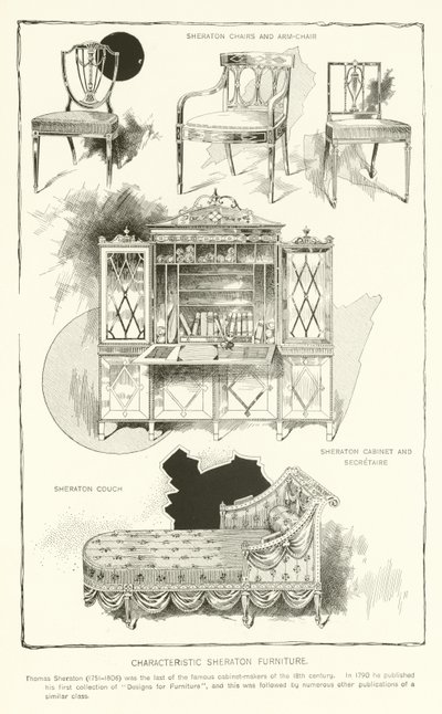 Mobilier caractéristique Sheraton - English School
